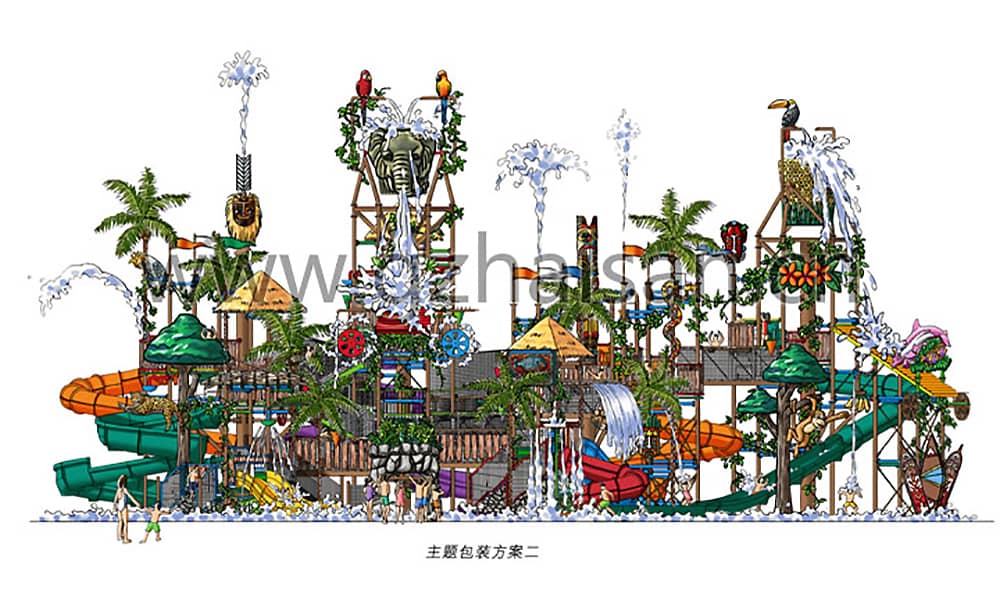 PA旗舰厅游乐为海花岛水上主题乐园提供设备制造安装全程服务